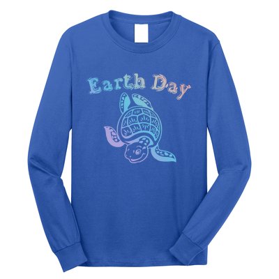 Earth Day Sea Turtle Animal Nature Conservation Activist Cool Gift Long Sleeve Shirt