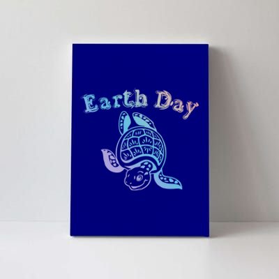 Earth Day Sea Turtle Animal Nature Conservation Activist Cool Gift Canvas