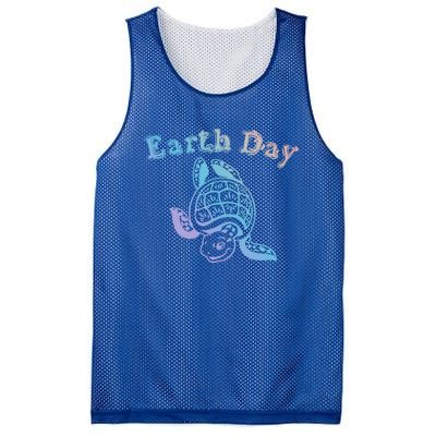 Earth Day Sea Turtle Animal Nature Conservation Activist Cool Gift Mesh Reversible Basketball Jersey Tank