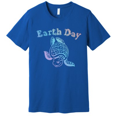 Earth Day Sea Turtle Animal Nature Conservation Activist Cool Gift Premium T-Shirt