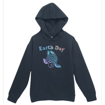 Earth Day Sea Turtle Animal Nature Conservation Activist Cool Gift Urban Pullover Hoodie