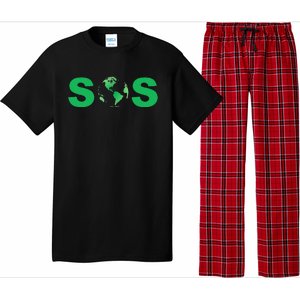 Earth Day SOS ProScience Save The Planet Sustainability Pajama Set