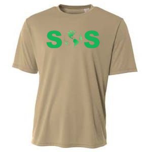 Earth Day SOS ProScience Save The Planet Sustainability Cooling Performance Crew T-Shirt