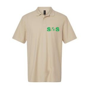 Earth Day SOS ProScience Save The Planet Sustainability Softstyle Adult Sport Polo