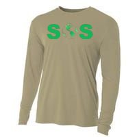 Earth Day SOS ProScience Save The Planet Sustainability Cooling Performance Long Sleeve Crew