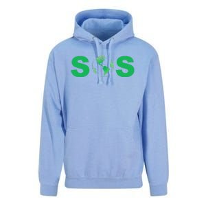 Earth Day SOS ProScience Save The Planet Sustainability Unisex Surf Hoodie