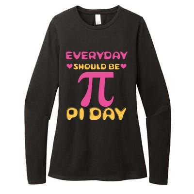 Every Day Should Be Pi Day Cute Womens CVC Long Sleeve Shirt