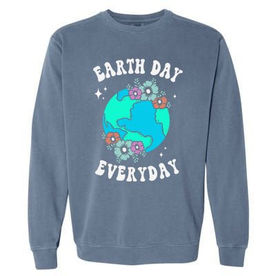 Earth Day Save Our Home Plant More Trees Go Planet Garment-Dyed Sweatshirt