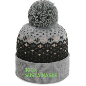 Earth Day Sustainable Recyclable Mother Earths The Baniff Cuffed Pom Beanie