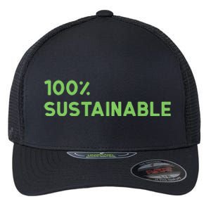 Earth Day Sustainable Recyclable Mother Earths Flexfit Unipanel Trucker Cap