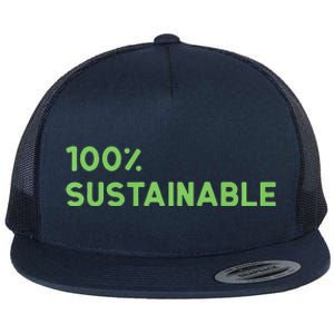 Earth Day Sustainable Recyclable Mother Earths Flat Bill Trucker Hat