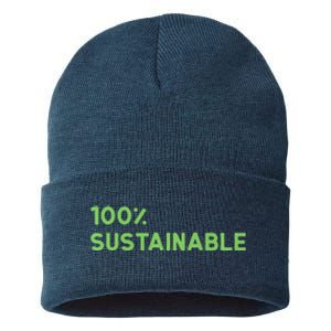 Earth Day Sustainable Recyclable Mother Earths Sustainable Knit Beanie