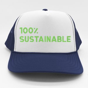 Earth Day Sustainable Recyclable Mother Earths Trucker Hat