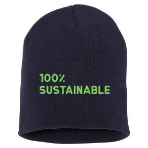 Earth Day Sustainable Recyclable Mother Earths Short Acrylic Beanie