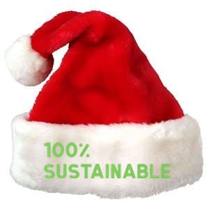 Earth Day Sustainable Recyclable Mother Earths Premium Christmas Santa Hat