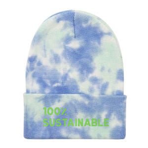 Earth Day Sustainable Recyclable Mother Earths Tie Dye 12in Knit Beanie