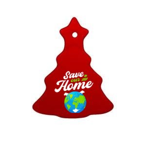 Earth Day Save Our Home Planet Conservation Preservation Gift Ceramic Tree Ornament