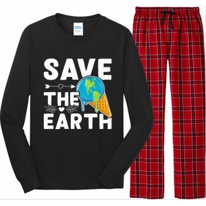 Earth Day Save The Earth Gift Long Sleeve Pajama Set