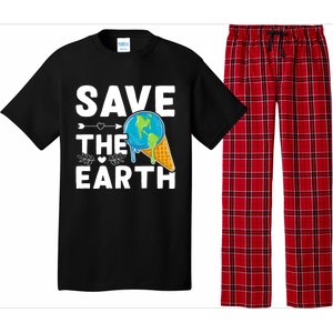 Earth Day Save The Earth Gift Pajama Set