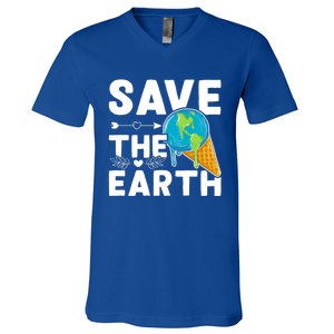 Earth Day Save The Earth Gift V-Neck T-Shirt