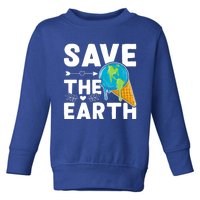 Earth Day Save The Earth Gift Toddler Sweatshirt