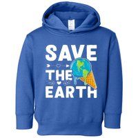 Earth Day Save The Earth Gift Toddler Hoodie