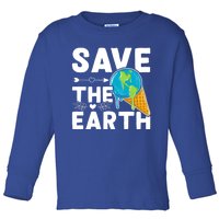 Earth Day Save The Earth Gift Toddler Long Sleeve Shirt