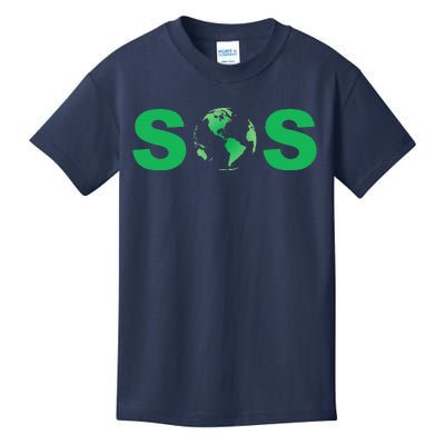 Earth Day SOS ProScience Save The Planet Sustainability Kids T-Shirt