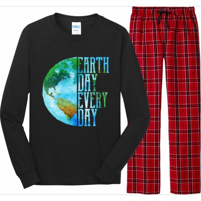 Earth Day Swea Every Day Planet Nature Swea Long Sleeve Pajama Set