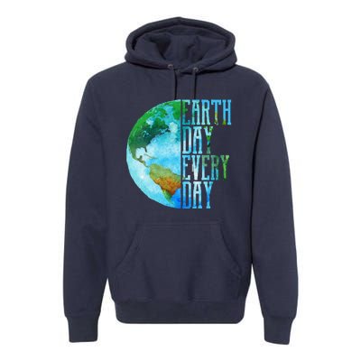 Earth Day Swea Every Day Planet Nature Swea Premium Hoodie