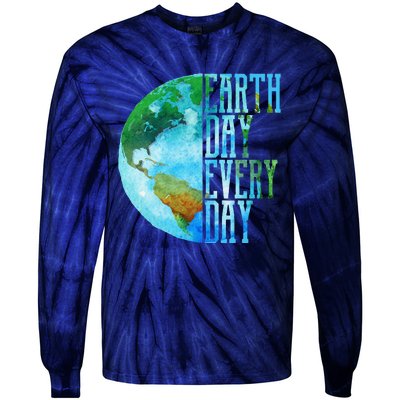 Earth Day Swea Every Day Planet Nature Swea Tie-Dye Long Sleeve Shirt