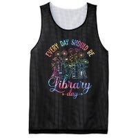 Every Day Should Be Library Day Librarian Library Quotes Mesh Reversible Basketball Jersey Tank