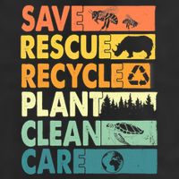 Earth Day Save Bees Recycle Plastics Rescue Animals Adult Drive Performance Visor