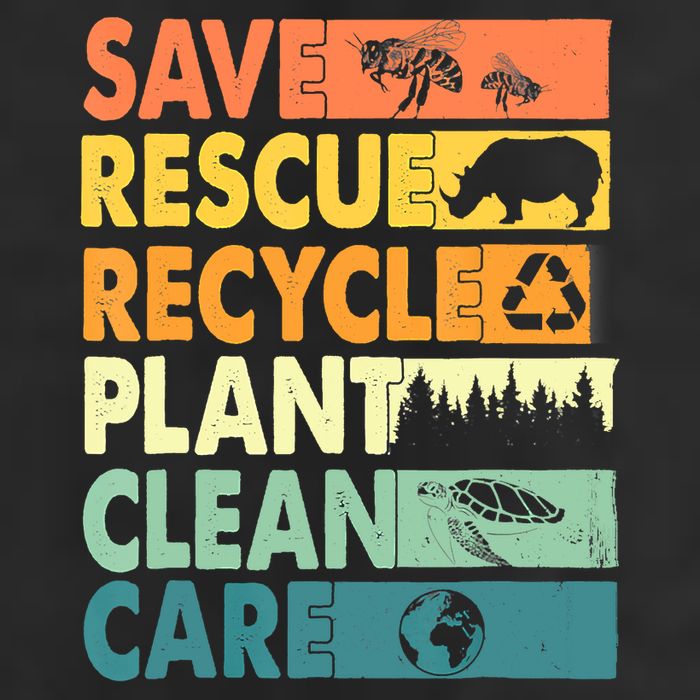 Earth Day Save Bees Recycle Plastics Rescue Animals Adult Drive Performance Visor