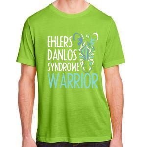 Ehlers Danlos Syndrome Warrior Eds Awareness Zebra Gift Idea Gift Adult ChromaSoft Performance T-Shirt