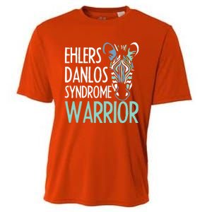 Ehlers Danlos Syndrome Warrior Eds Awareness Zebra Gift Idea Gift Cooling Performance Crew T-Shirt