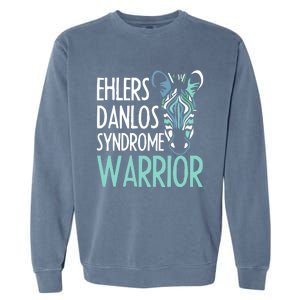 Ehlers Danlos Syndrome Warrior Eds Awareness Zebra Gift Idea Gift Garment-Dyed Sweatshirt