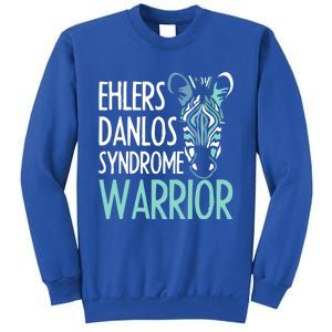 Ehlers Danlos Syndrome Warrior Eds Awareness Zebra Gift Idea Gift Sweatshirt