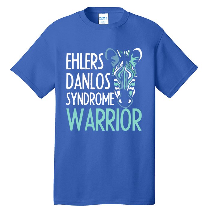 Ehlers Danlos Syndrome Warrior Eds Awareness Zebra Gift Idea Gift Tall T-Shirt