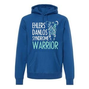 Ehlers Danlos Syndrome Warrior Eds Awareness Zebra Gift Idea Gift Premium Hoodie