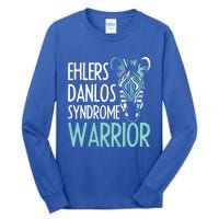 Ehlers Danlos Syndrome Warrior Eds Awareness Zebra Gift Idea Gift Tall Long Sleeve T-Shirt