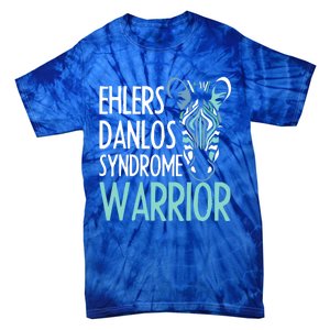 Ehlers Danlos Syndrome Warrior Eds Awareness Zebra Gift Idea Gift Tie-Dye T-Shirt