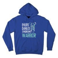 Ehlers Danlos Syndrome Warrior Eds Awareness Zebra Gift Idea Gift Tall Hoodie