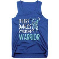 Ehlers Danlos Syndrome Warrior Eds Awareness Zebra Gift Idea Gift Tank Top