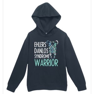 Ehlers Danlos Syndrome Warrior Eds Awareness Zebra Gift Idea Gift Urban Pullover Hoodie