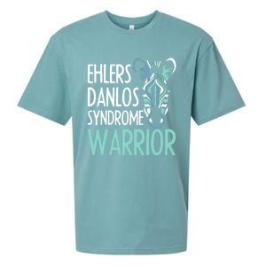 Ehlers Danlos Syndrome Warrior Eds Awareness Zebra Gift Idea Gift Sueded Cloud Jersey T-Shirt