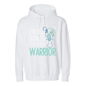 Ehlers Danlos Syndrome Warrior Eds Awareness Zebra Gift Idea Gift Garment-Dyed Fleece Hoodie