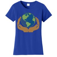 Earth Day Science Teacher Geology Geologist Globe Map Gift Cool Gift Women's T-Shirt