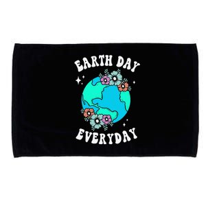 Earth Day Save Our Home Plant More Trees Go Planet Microfiber Hand Towel