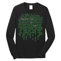 Encryption Design Security Programmer Cryptographer Long Sleeve Shirt